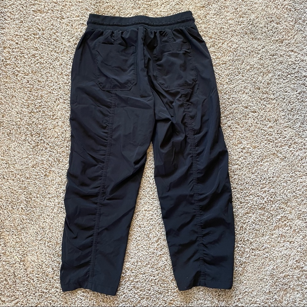 Zella Black Lounge Pants Ruched Size Medium - Picture 2 of 11